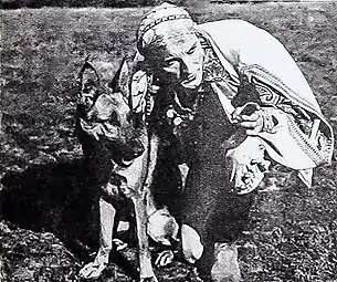 Thunder the Dog avec Charles de Rochefort, 1923