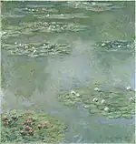 "Water-lilies" (1907) by Claude Monet - Pola Museum of Art, Hakone (Japan)