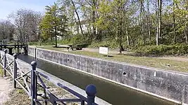 Écluse numéro 7 de la Masure à Wasquehal.