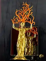 Statuette de Daphné de Wenzel Jamnitzer, Nüremberg, v. 1570.