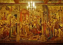 Autre tapisserie de la galerie de Psyché.