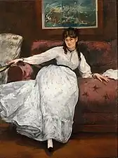 Le Repos (Berthe Morisot), vers 1870-1871, Rhode Island School of Design Museum.
