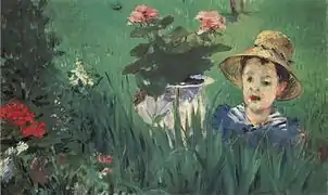Le Petit Jacques Hoschedé au jardin1878