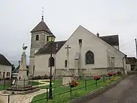 L'église paroissiale de Poyans.