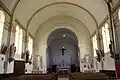 Vue de l'intérieur de l'église.
