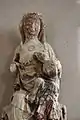 Statue de la Vierge à l'enfant.