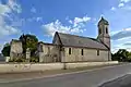 Vue nord-est de l'église.