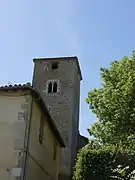 Le côté est du clocher.