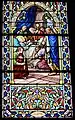 Vitrail de la mort de saint Clair à Réguiny.