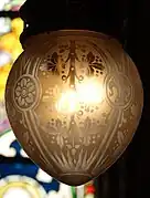 Lustre de la nef - globe