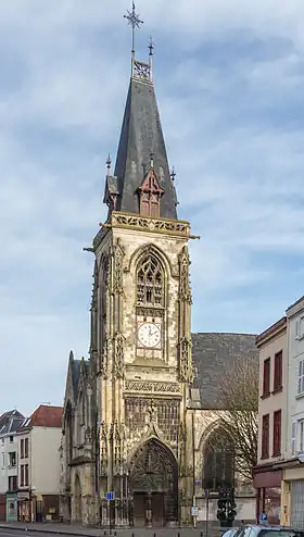 Église Saint-Leu d'Amiens (XVe siècle)  Classé MH (1906) .