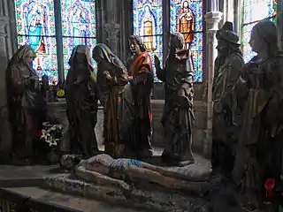 Mise au tombeau (XVe siècle).