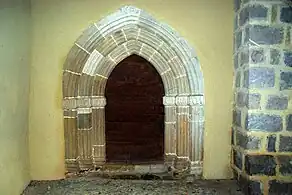 Portail de l'église inscrit à l'inventaire des monuments historiques