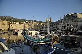 Vue du Vieux-Port de Bastia.