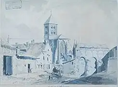 L'église au XVIIIe.