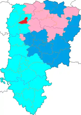Nuance politique des candidats arrivés en tête dans chaque canton au 2e tour dans le département de l'Aisne.
