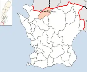 Localisation de Örkelljunga