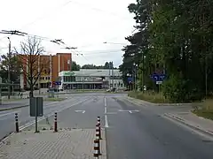 Vue en direction de Brivibas gatve,