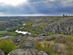 Gorge d'Aktove, Registre national des monuments immeubles d'Ukraine,