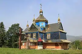 l'église st-Stéphane à Horod, classée et son clocher.