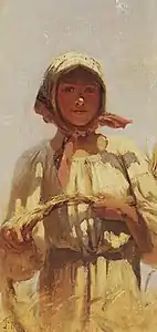 Moissonneuse (Esquisse Galerie Tretiakov).