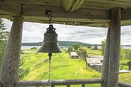 Village depuis le clocher de la chapelle.