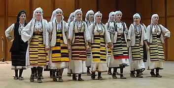 Groupe de chant traditionnel.