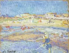 La plage à Soulac-sur-Mer.