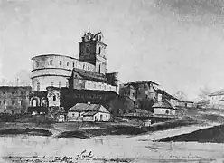 Par un dessin de Napoleon Orda,