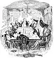 M. Pickwick s'adressant aux membres du club.