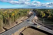 Intersection avec la route régionale 41K-160.