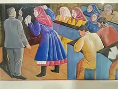 Vassyl Sedliar, Dans l'école de Liknep, 1930.