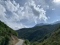 Paysage entre Kajaran et Tashtun