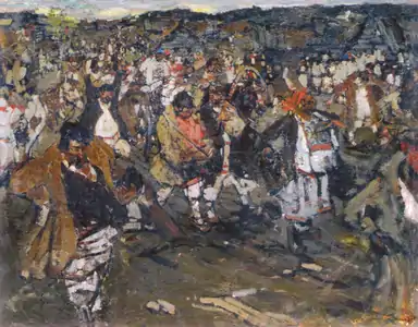 Musée de Kozmodemiansk (avec le batteur au centre).