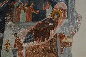 La Domition de la Mère de Dieu.