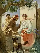 La bohémienne diseuse de bonne aventure (1841).