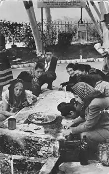 Sur la tombe de Rabbi Ephraim Ankaouah, Tlemcen.