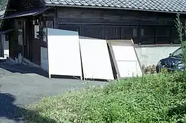 Feuilles mises à sécher