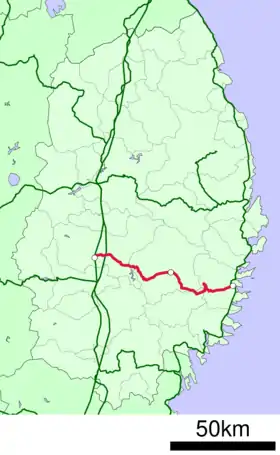 Voir la carte de la ligne.