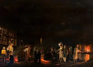 La Visite de la forge- Musée des Beaux-Arts d'Agen