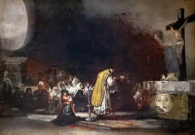 La Messe des relevaillesFrancisco de Goya