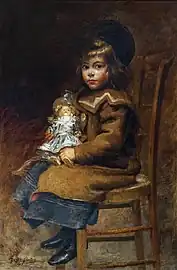 La première poupée', 1903 par Marthe Boyer-Breton