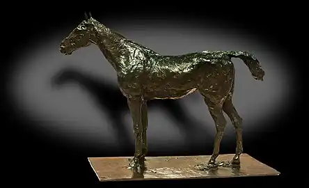 Cheval à l'arrêt , musée d'Orsay.