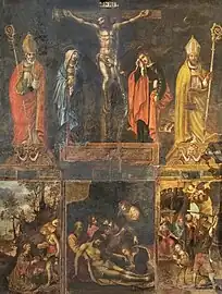 Peinture monumentale de la chapelle du Sacré-Cœur