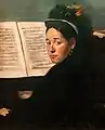 Degas, Mademoiselle Dihau au piano (musée d'Orsay, 1869)