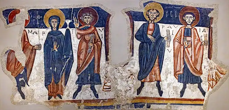 Fresques originales Musée national d'Art de Catalogne