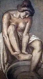 Femme à sa toilette (1912-1913) Musée national d'Art de Catalogne