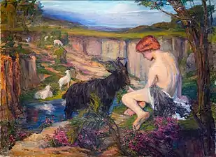 Allégorie de l'été - Pauline Adour début XXe