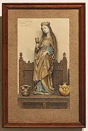 Composition avec sainte Barbe (1920), aquarelle.