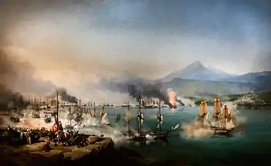 La bataille de Navarin - Musée des Beaux-Arts de Narbonne.